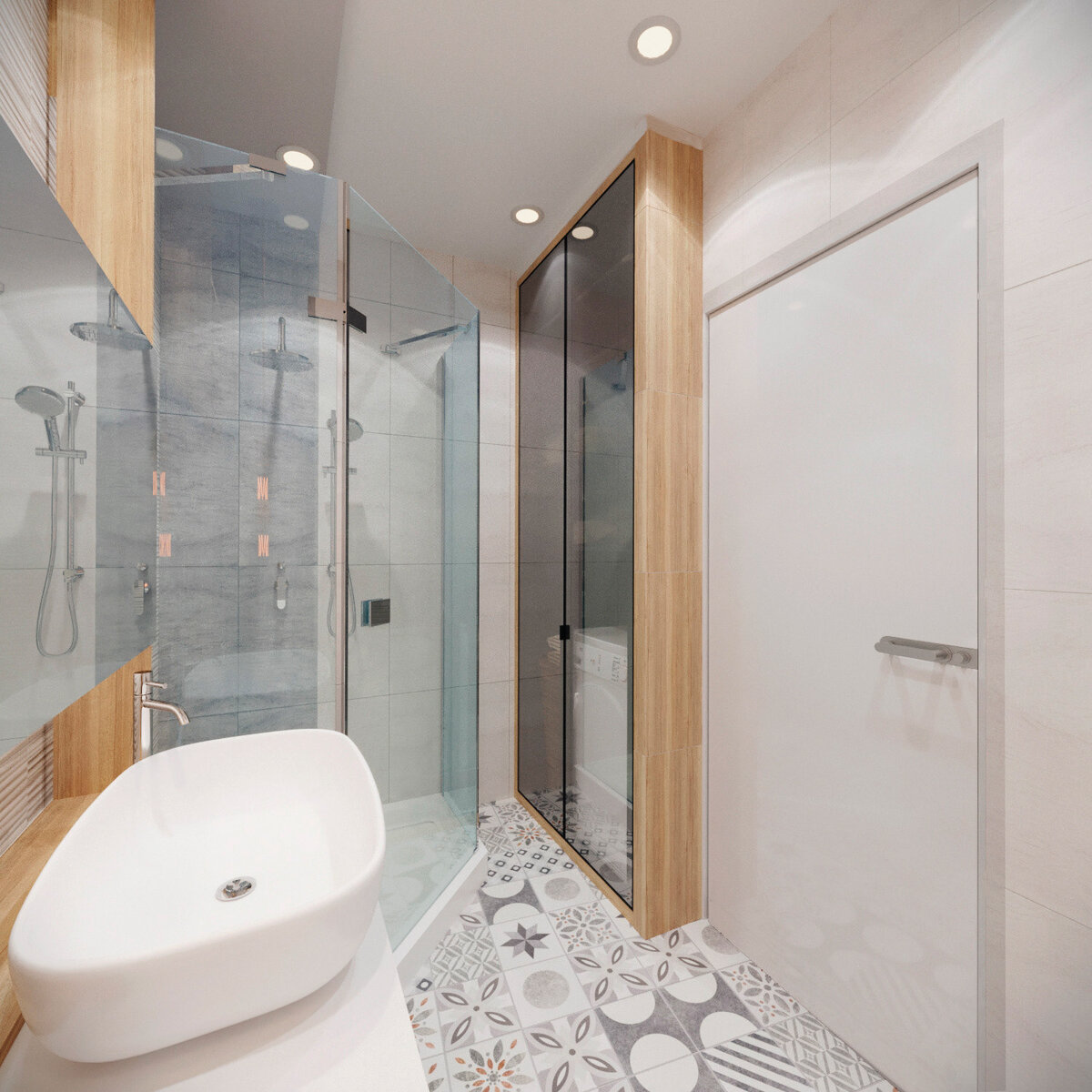 Без излишеств, но очень мило. Приятный, эргономичный интерьер в скандинавском стиле