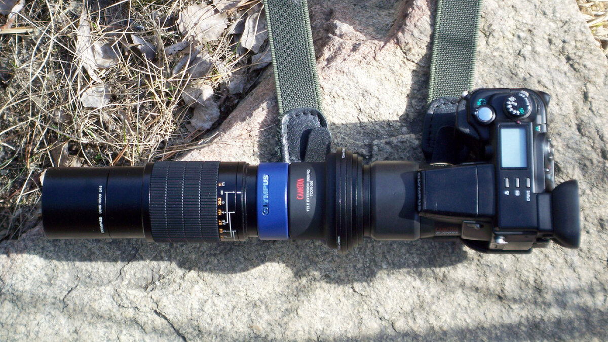 Olympus E-100RS + Olympus TCON-300
