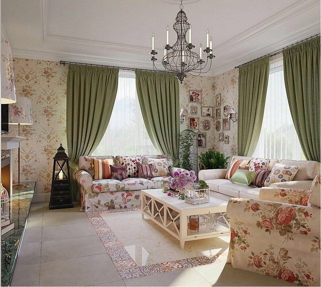 Интерьер в стиле Прованс (фото с Яндекс.Картинки)