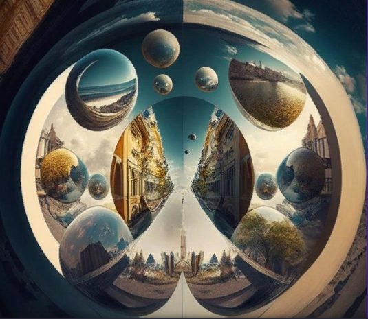 так можно представить параллельность Вселенной