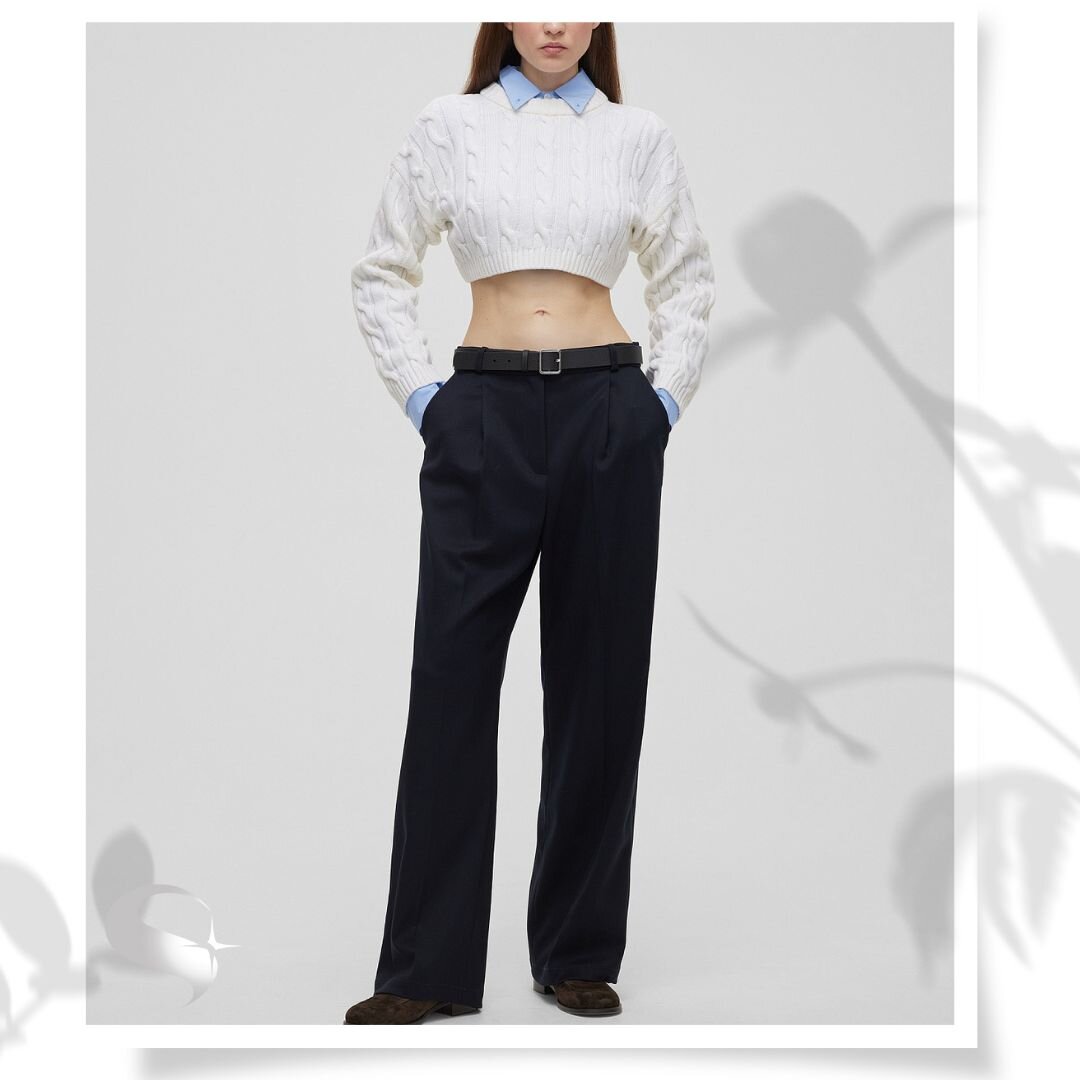 Сочетайте с курткой-бомбером: Модный тренд весны 2023 отлично сочетается с этими брюками