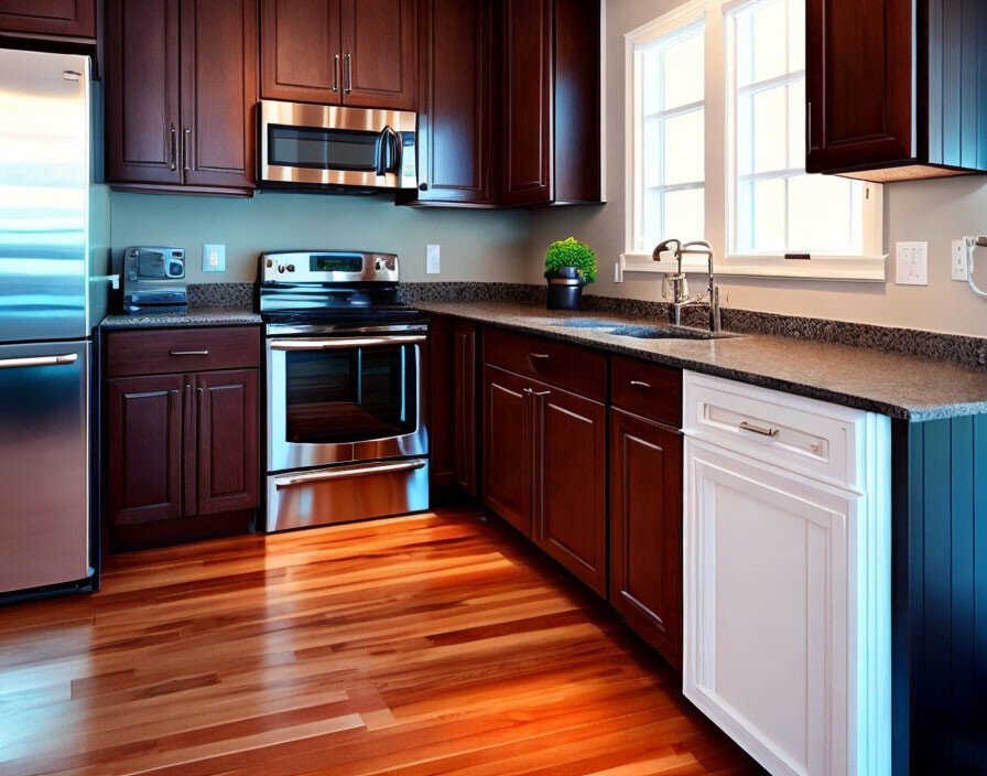 Встроенная бытовая техника на кухне