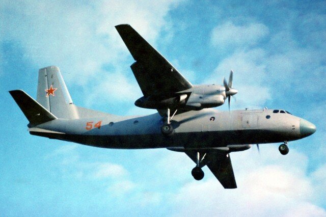 Ан 24 военно транспортный фото