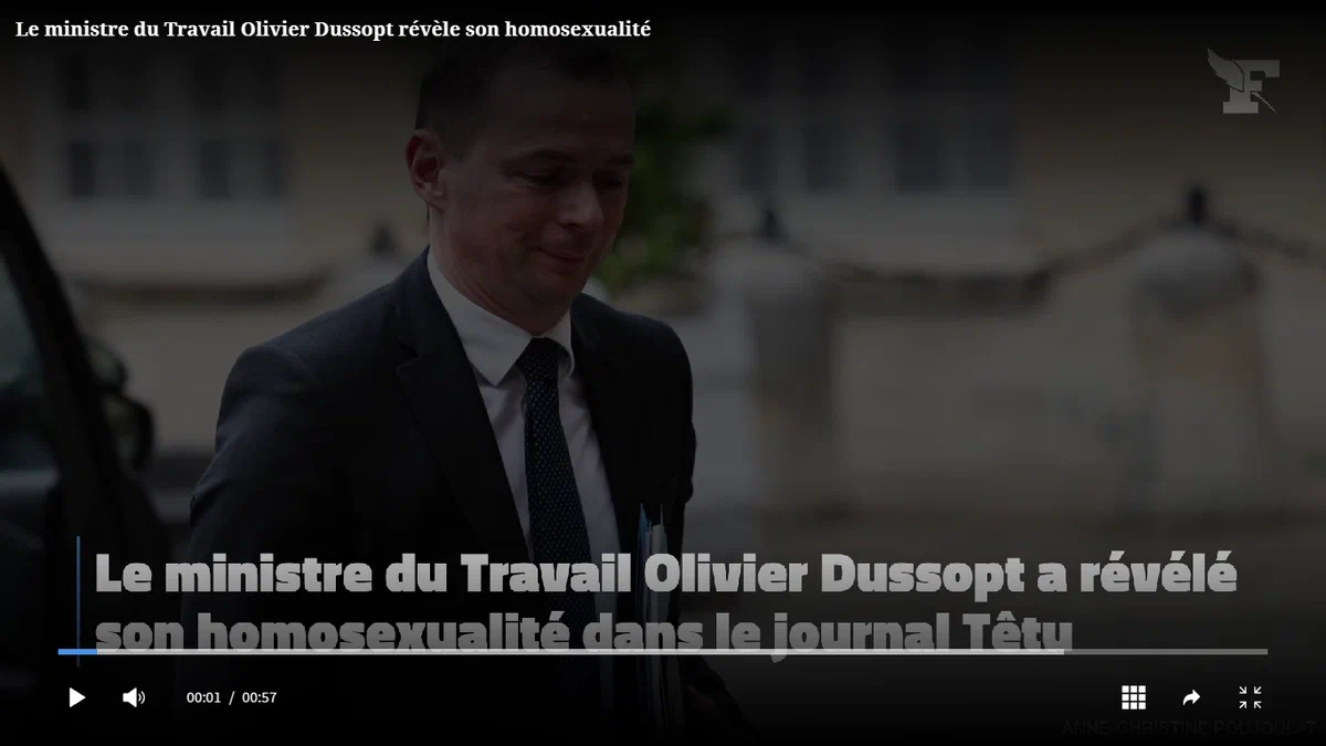 Оливье Дюссо. Скриншот из видео к статье в "Фигаро". Источник - сайт "Фигаро"