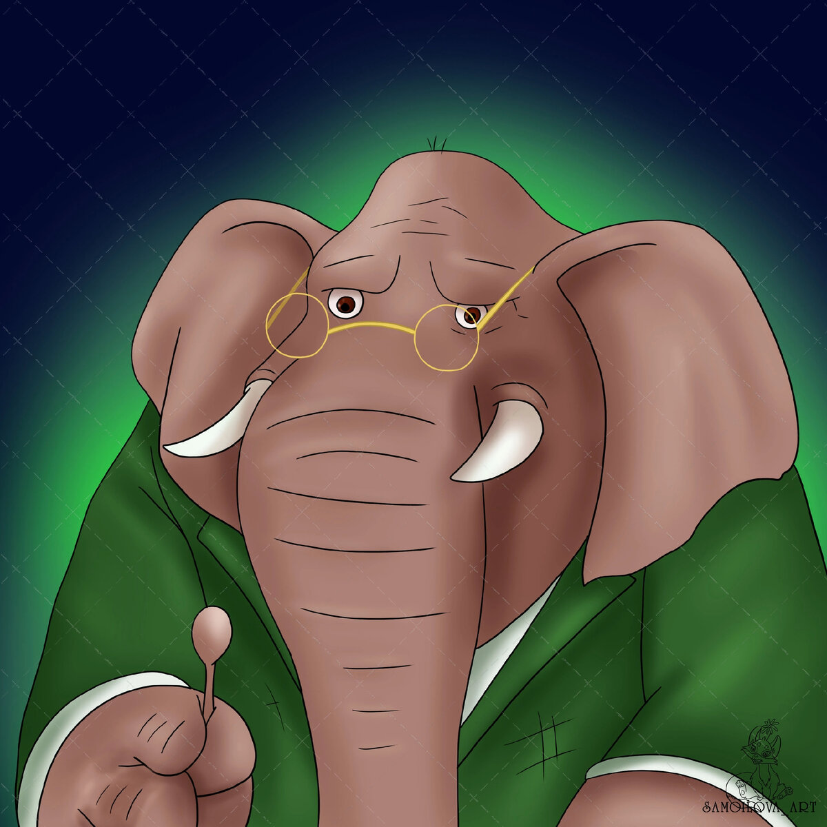 Дедушка Мины