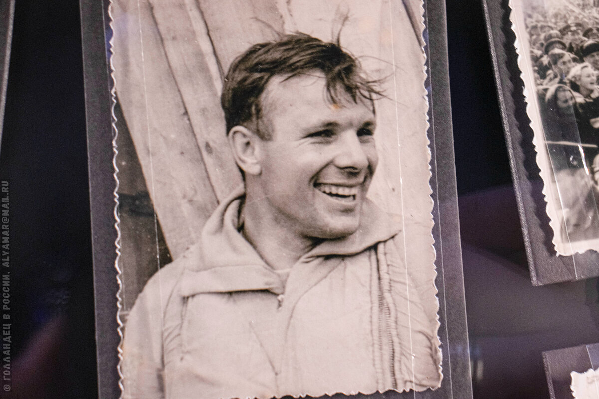 Одна из первых фотографий Юрия после приземления. Фото находится в Музее космонавтики.