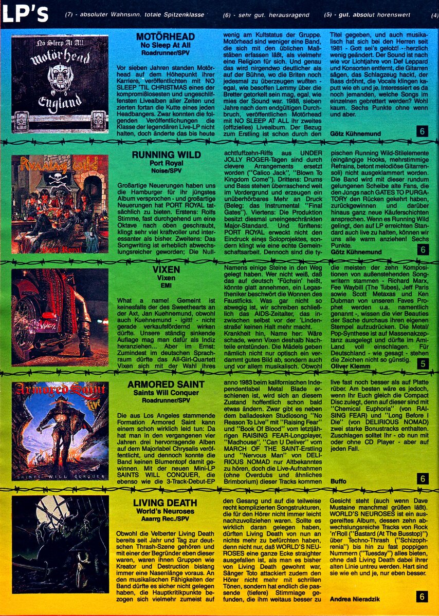 Страница журнала Metal Hammer