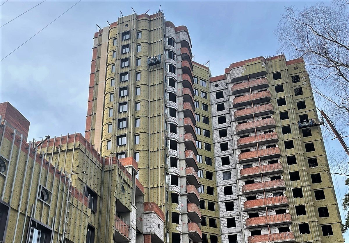 Так жилой комплекс на Малыгина выглядит сейчас. Фото предоставлено компанией-подрядчиком
