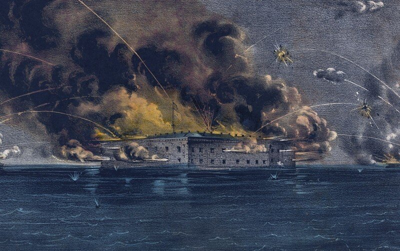 Бомбардировка форта Самтер.