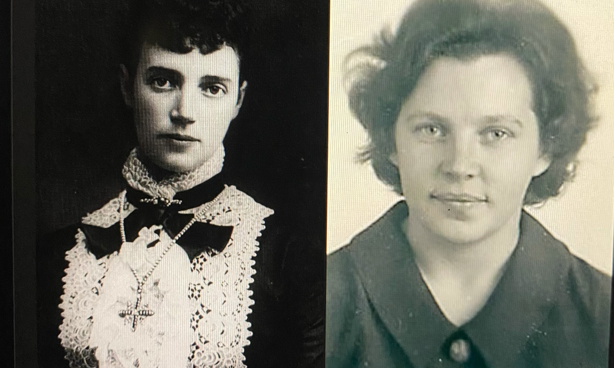Ее Величество Императрица Мария Феодоровна Романова и правнучка Ее Высочество Тамара Николаевна ( по паспорту)