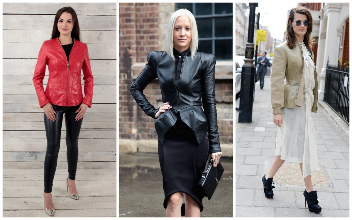 Устаревшая вещь из кожи №1 — узкая приталенная куртка 