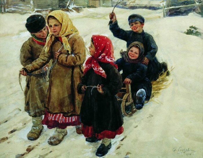 "Тройка" (1906) Ф. В. Сычков – пожалуй, один из самых ярких и самобытных российских художников 20 века. Его путь к успеху был долгим и сложным, а картины при этом удивительно светлые и жизнерадостные.