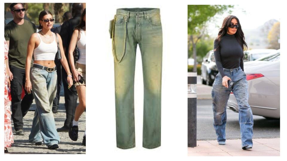 Dirty wash jeans