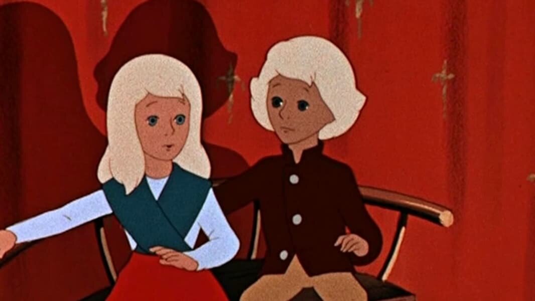 Кадр из нашего мультфильма "Снежная королева" взятый из интернета.