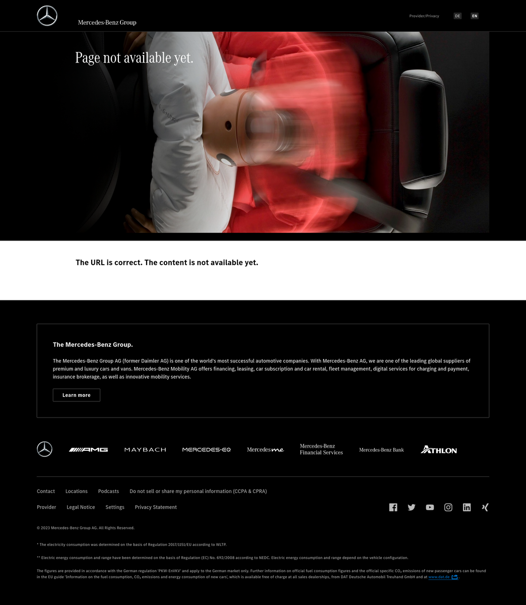Скриншот страницы https://group.mercedes-benz.com/russia/