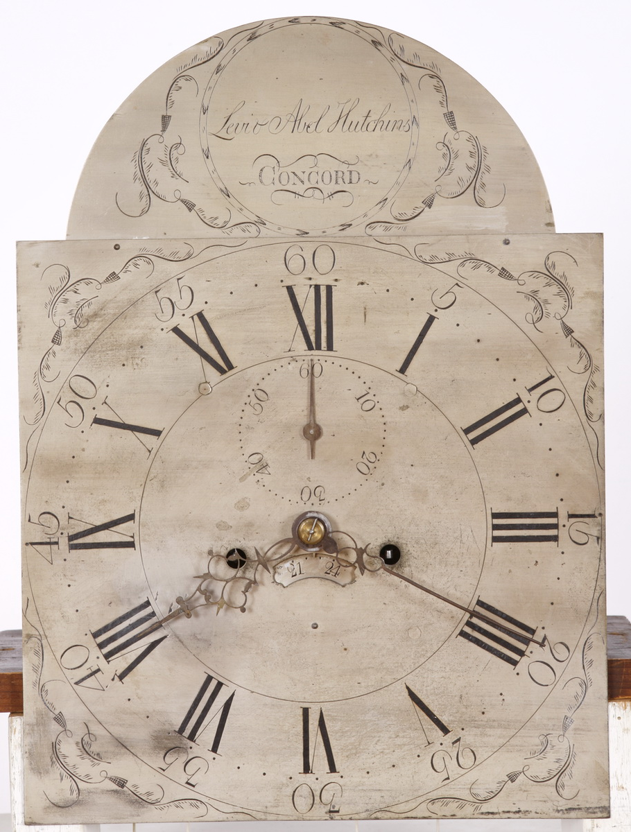 Часы Levi & Abel Hutchins Concord, 1790 год
