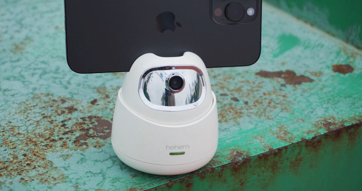 С первого взгляда на Hohem GO, его можно принять за камеру слежения. Фото: gizmochina.com