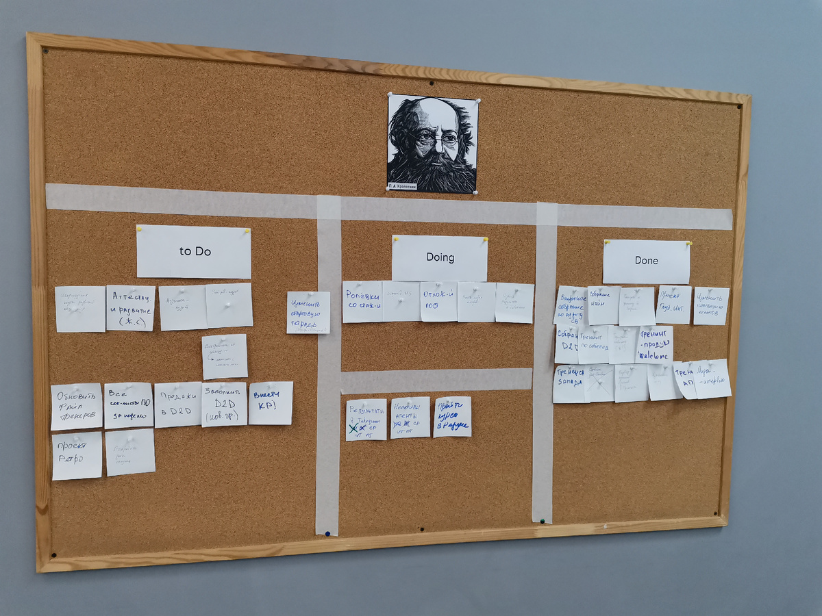 Пётр Алексеевич следит за моей работой 