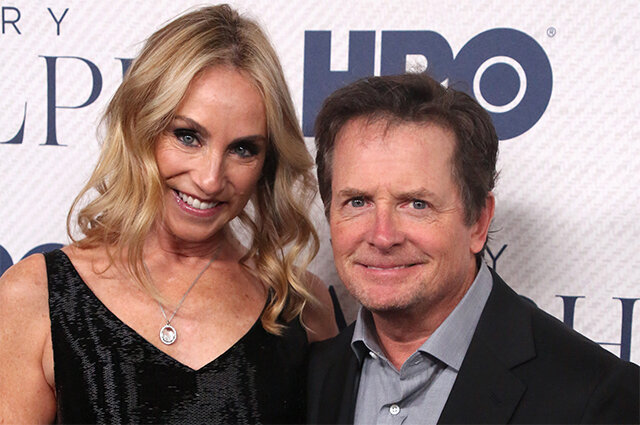    Трэйси Поллан и Майкл Джей Фокс, 2019 г. Фото:  www.globallookpress.com