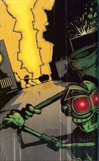 Матораны в огромных кузницах и плавильнях.