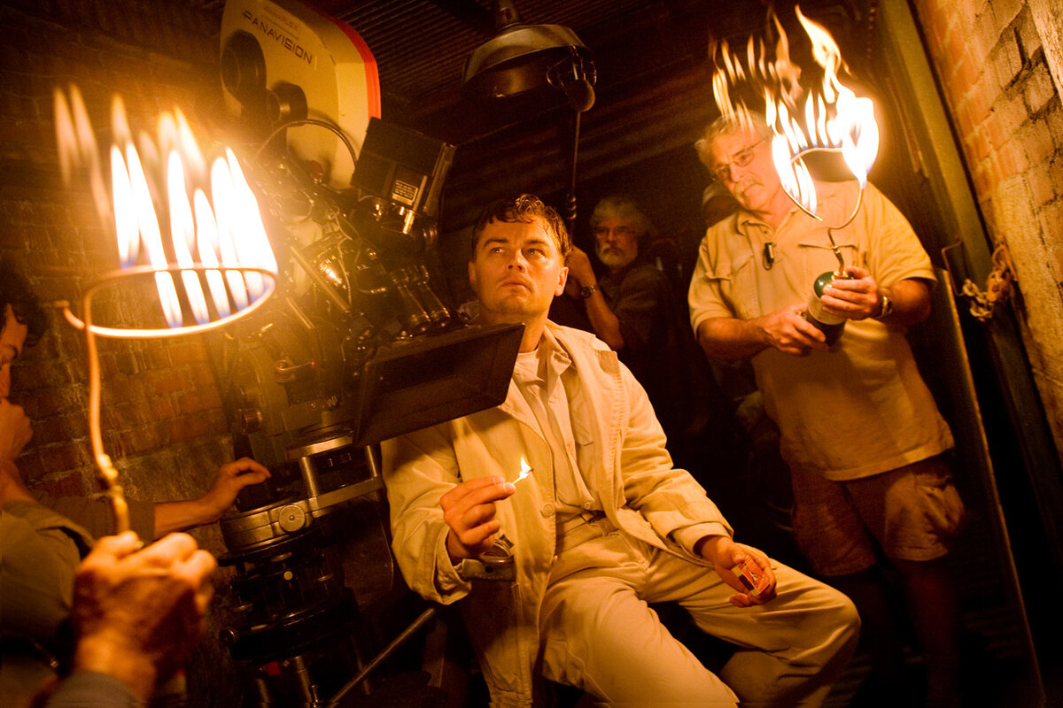 кадр со съемок фильма Остров проклятых