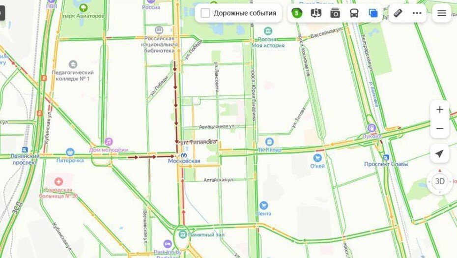 Карта ремонта дорог спб онлайн