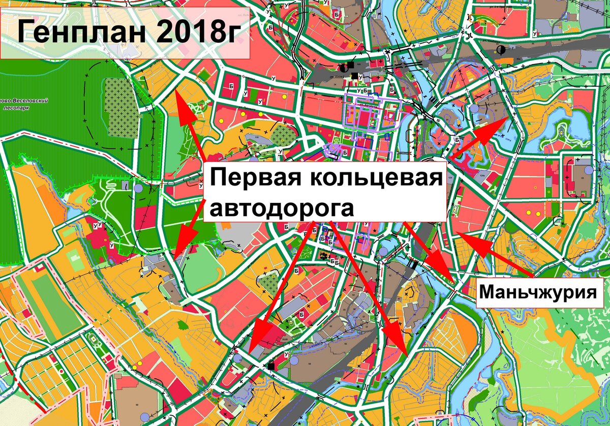 Глава 37 Что ждет микрорайон Маньчжурия в г.Пенза? | Генеральный план Пензы  для Пензы | Дзен