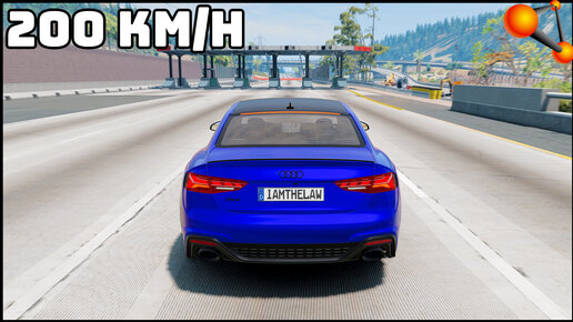 УСПЕЕТ Ли ОСТАНОВИТСЯ? Тест ТОРМОЗОВ АУДИ! - BeamNg Drive