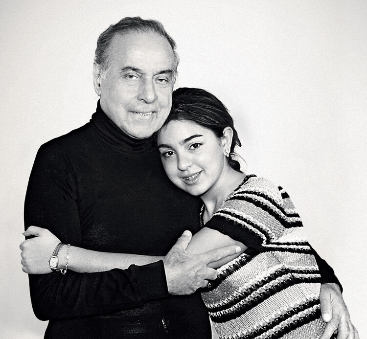 Лейла Алиева с дедушкой Гейдаром Алиевым