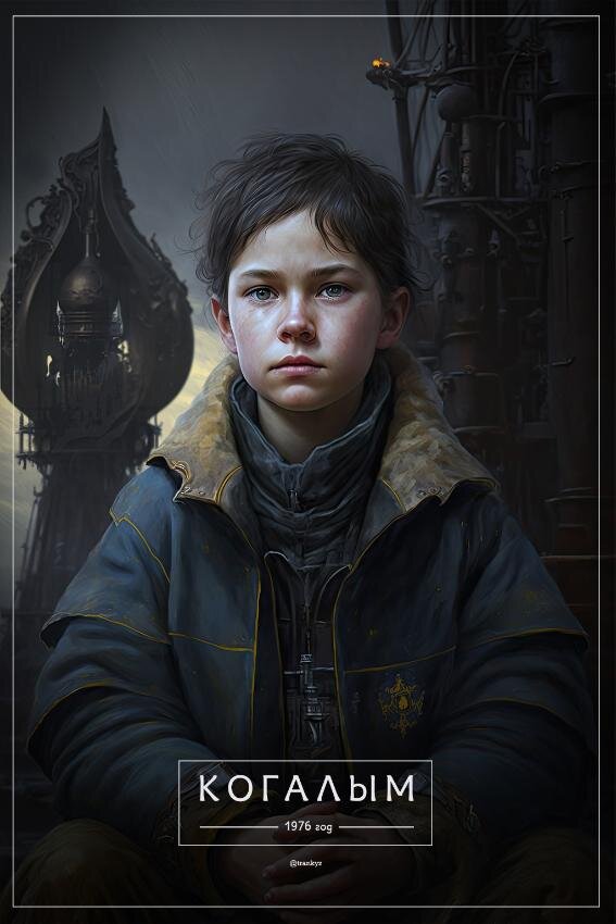    Нейросеть представила Когалым и Урай в виде людей