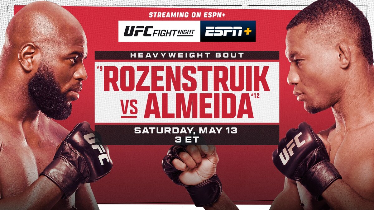 UFC Charlotte: Розенстрайк vs Алмейда