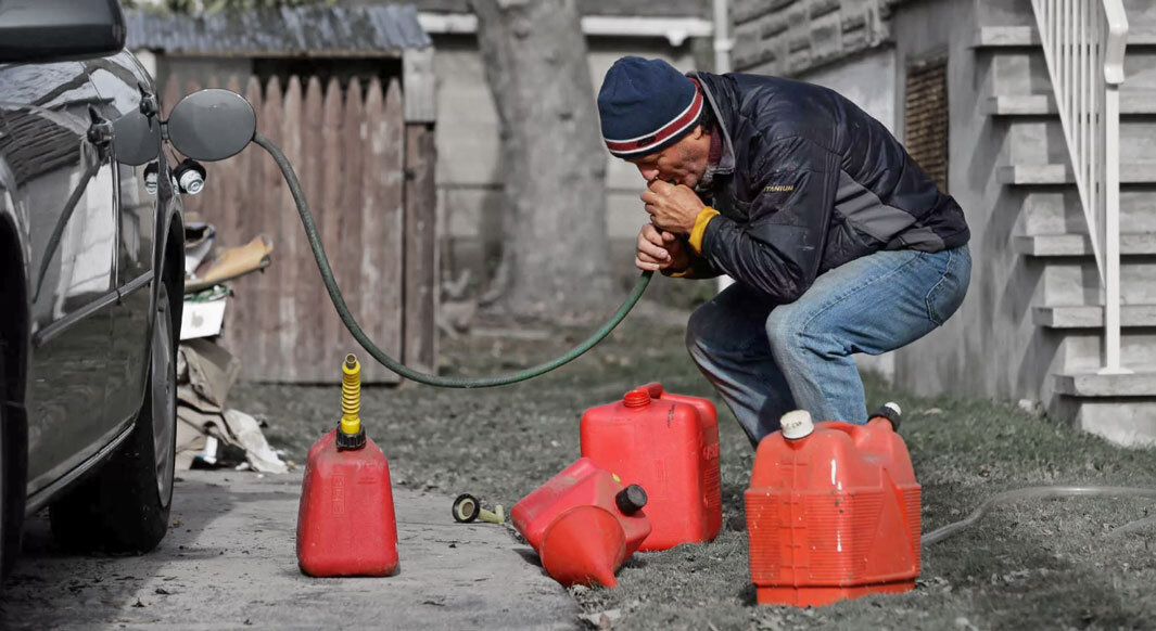 Слив топлива