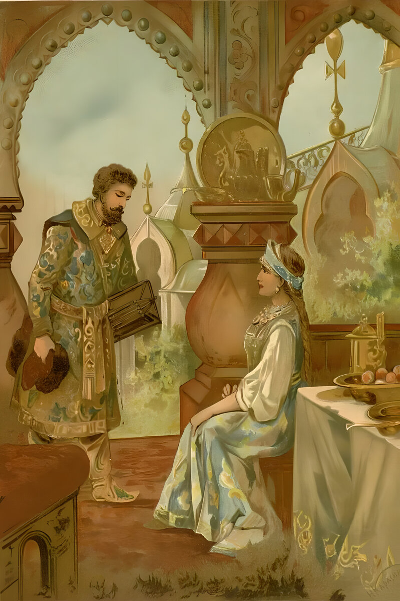 Соловей Будимирович. Иллюстрация Николая Каразина. 1898 год