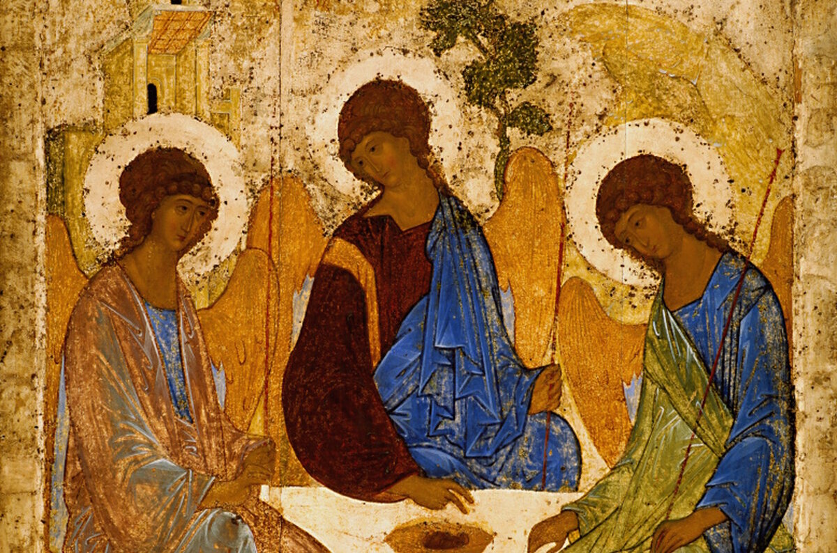 Андрей Рублев. «Троица». (1411 год или 1425 —1427 годы). 