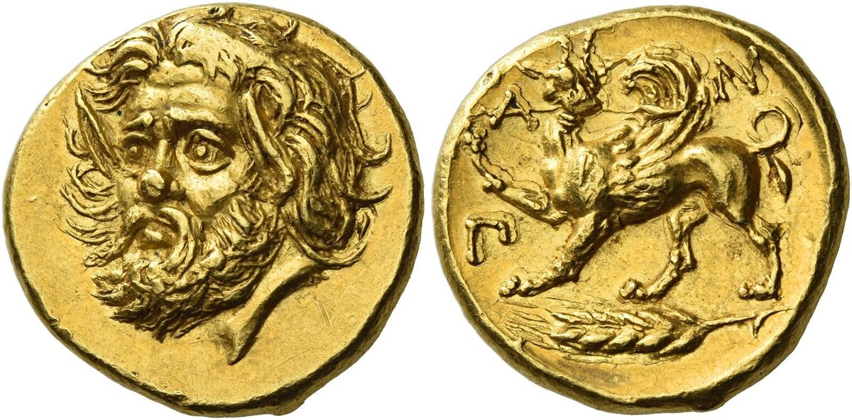 Статер Пантикапея с сайта Numismatica Ars Classica Auction