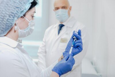    Врач за работой © Пресс-служба администрации г.о. Химки