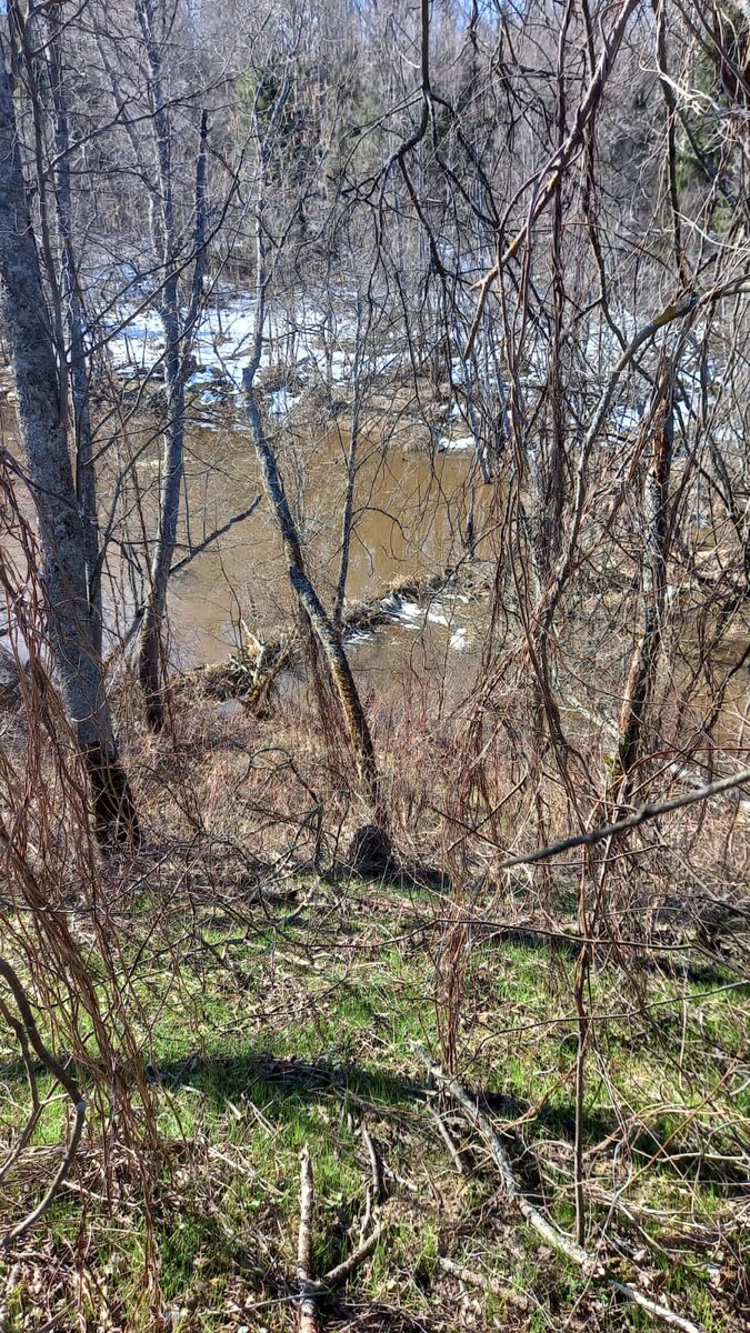 Река ближе - малая река. 