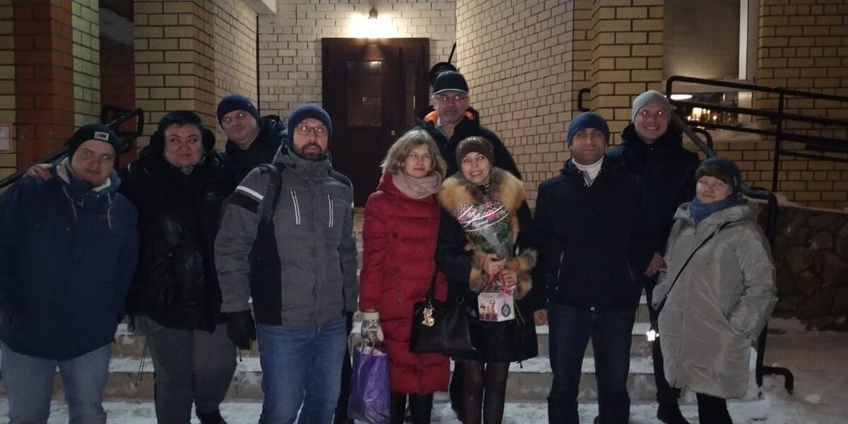 Встреча всё с теми же! коллегами в ресторане "Томас". Накануне Нового 2021 года