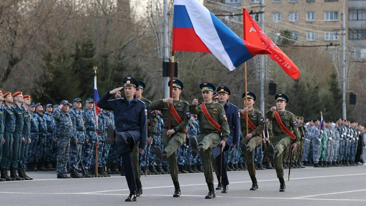 Парад Победы 9 мая Красноярск