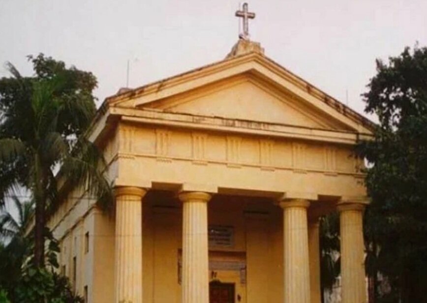 Храм Греческой православной церкви Преображения Господня в Калькутте (Индия)