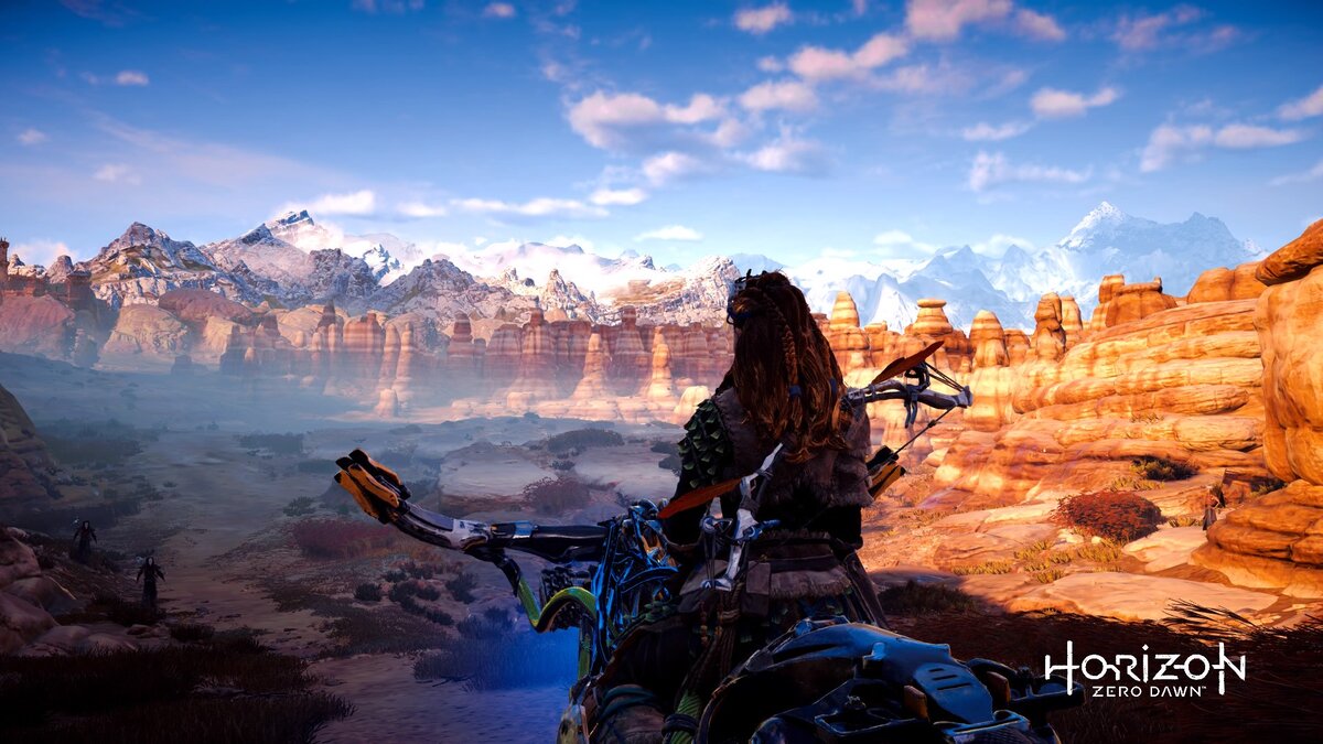 Horizon Zero Dawn - это удивительная игра, где вас ждут потрясающие пейзажи, смешение технологий и природы, эффекты света и тени, а также реалистичные анимации. Эта игра создана с использованием новейших технологий, что делает ее одной из самых красивых игр на рынке.