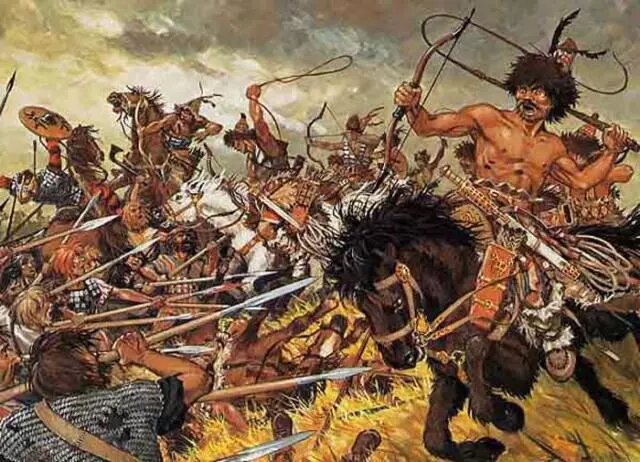 Гуннов изображают кто во что горазд. В том числе и так/ © alternathistory.com