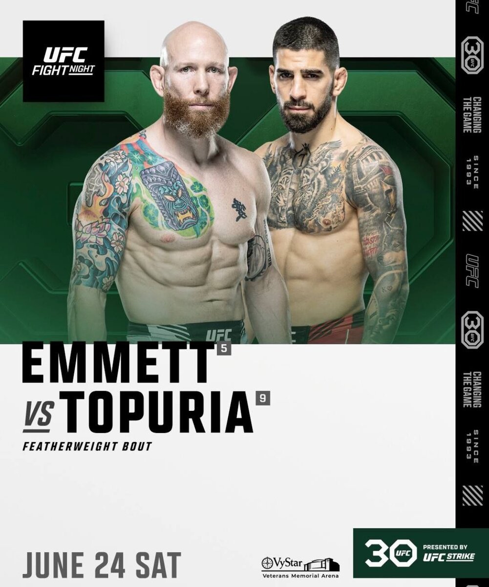 джош Эммет против Илии Топурии