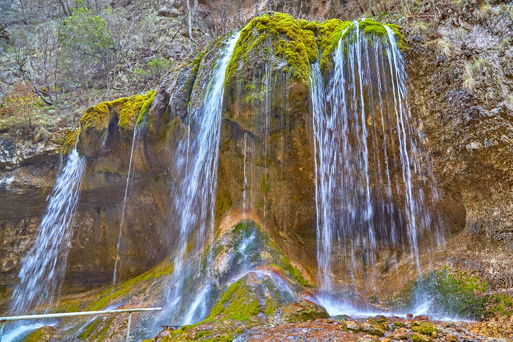 Замерзшие водопады Кабардино Балкария