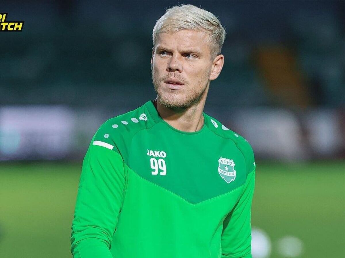    Российский нападающий кипрского "Ариса" Александр Кокорин© пресс-служба клуба "Арис"