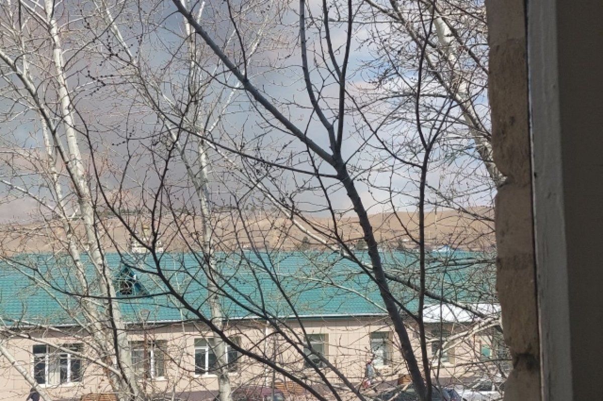    Несколько сараев сгорели из-за пала в городе Шилка в Забайкалье