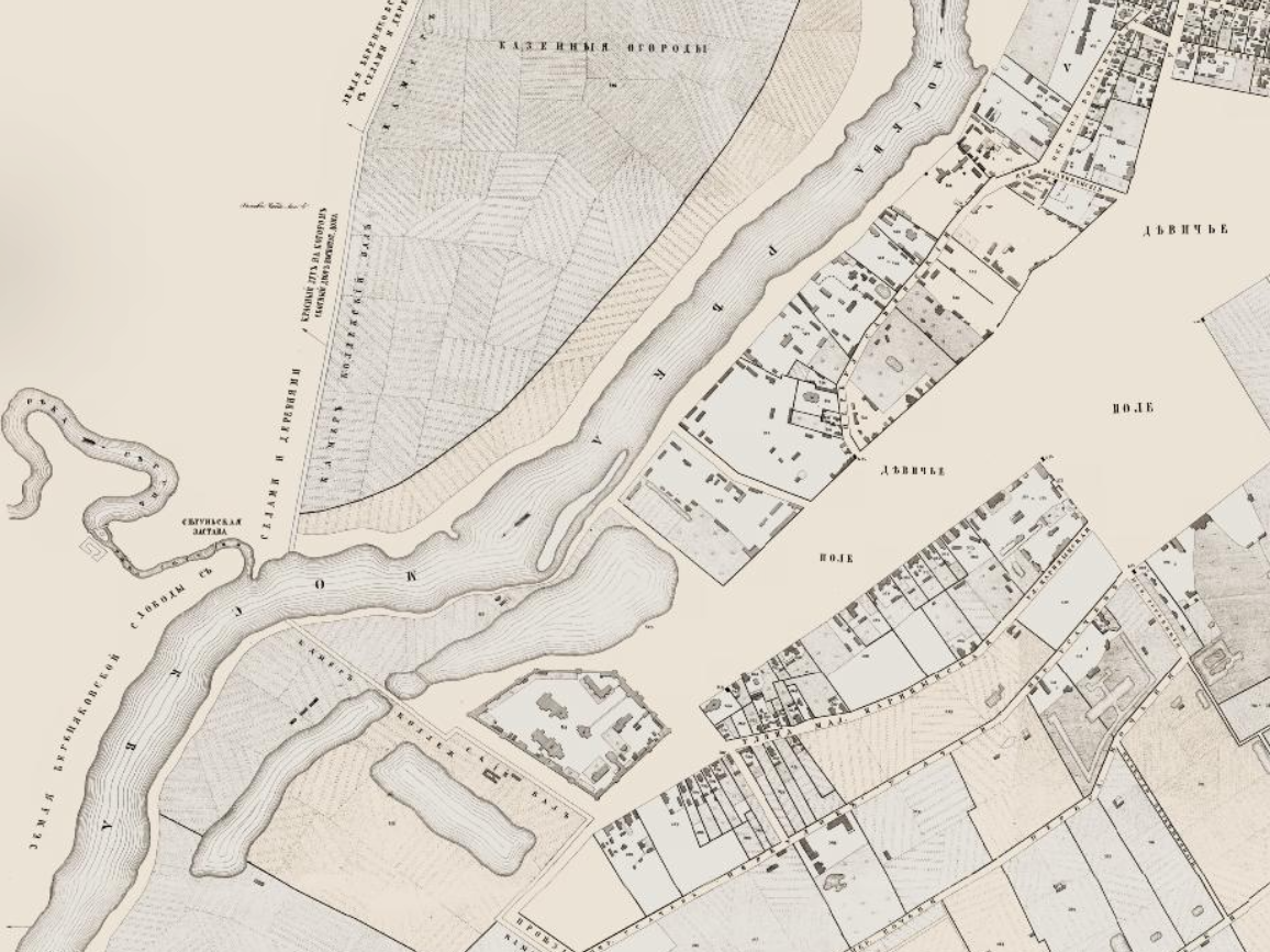 Карта 1852 г. с сайта retromap.ru