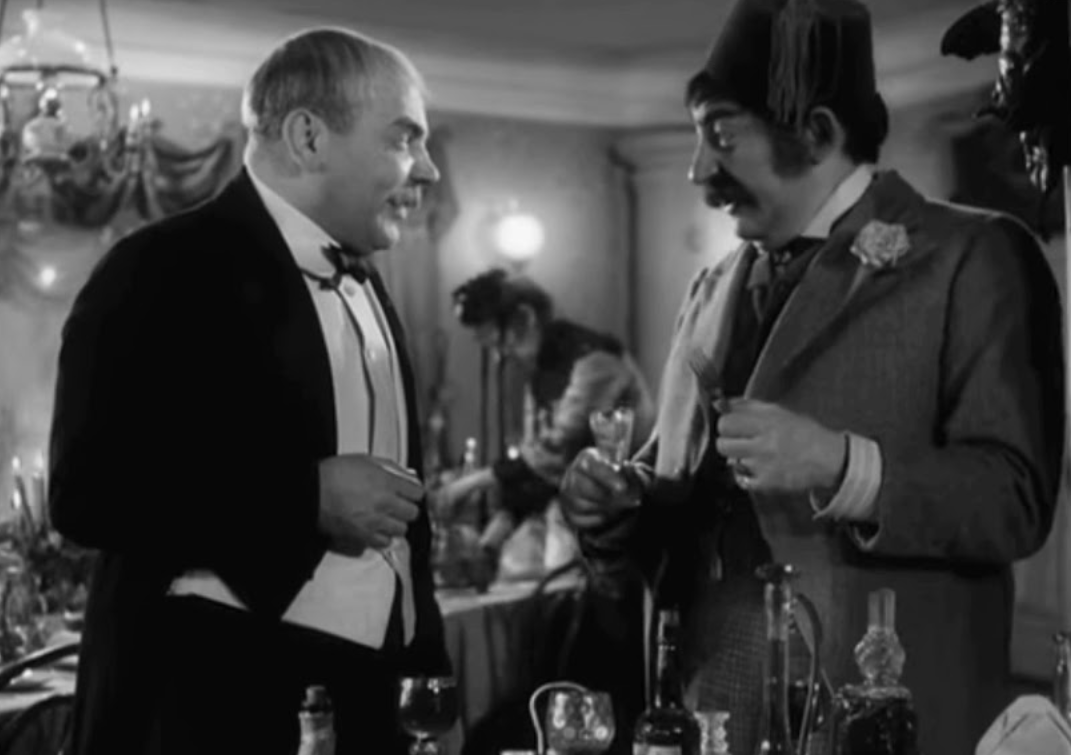 Кадр из кинофильма "Свадьба", снятому по водевилю А.П. Чехова. Правда там говорилось про Грецию, но не суть 