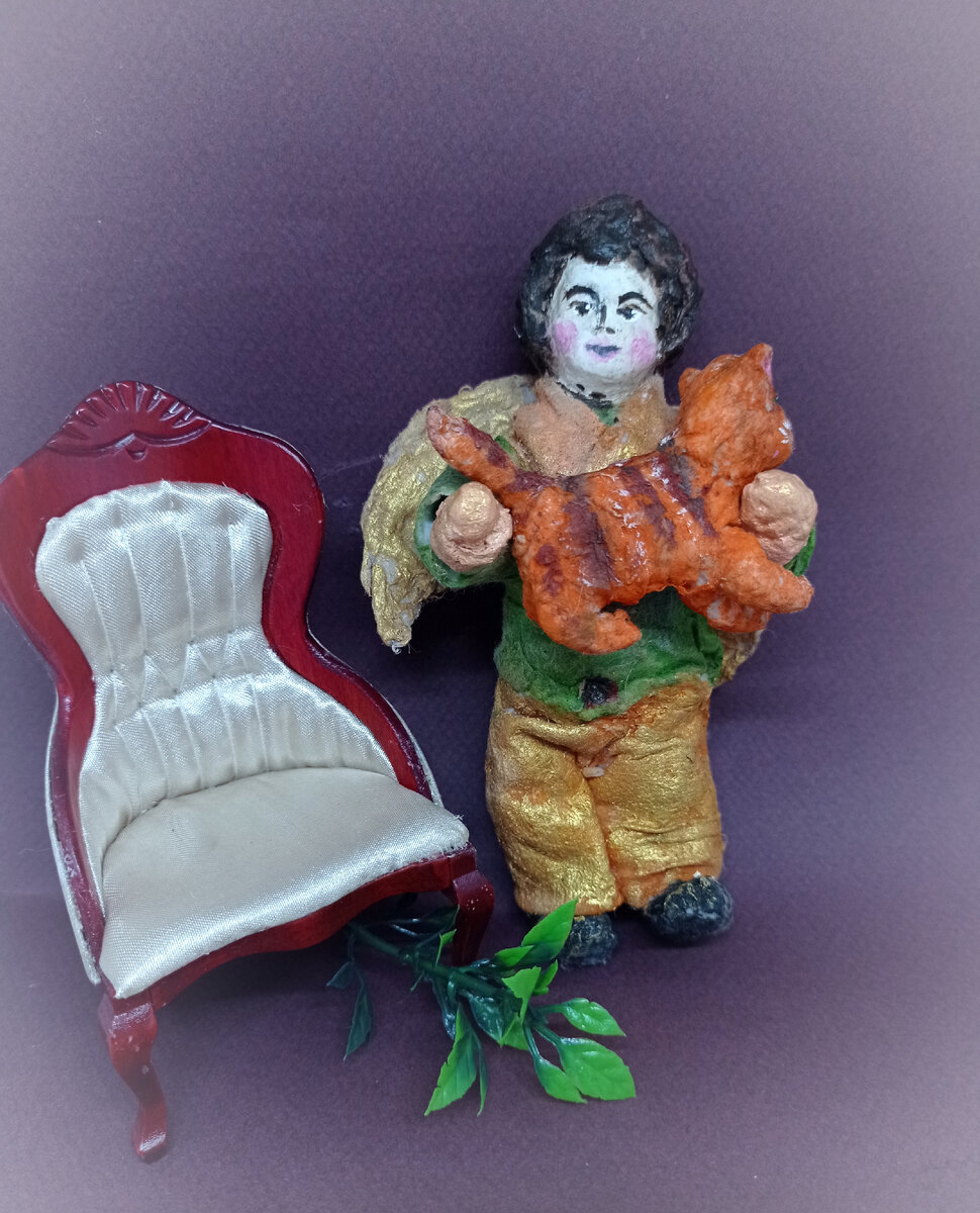 Ангел, оберегающий наших котиков и рыжего Сеньку