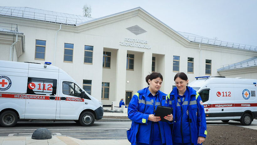    Новая подстанция скорой помощи в Ленинском округе ©Константин Семенец Пресс-служба Губернатора и Правительства Московской области